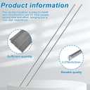 200 Pcs 16inch Insulation Support - Wire Insulation Support Wire, 1095 Carbon Steel Metal Insulated Wires (1095, 16 inch)