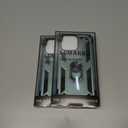 2 x IKAZZ for iPhone 15 Pro Max Case 6.7 Inch with Screen Protector,Military Grade Shockproof Heavy Duty Protective Phone Cover Pass 16ft Drop Test with Magnetic Kickstand Car Mount Holder,Pine Green