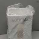 Farmhouse Grocery Bag Holder for Kitchen, Wooden Plastic Bags Holder for Supermarket shopping carrier Recycle, Wall Mounted Garbage Bag Dispenser with Extra-Wide & Easy-Access Openings, White