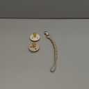 Itzy Ritzy Silicone Pacifier Clip; 100% Food Grade Silicone Pacifier Strap with Clip Keeps Pacifiers, Teethers & Small Toys in Place; Features One-Piece Design & Cord (Toast)