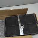 Stackable Fruit Basket for Kitchen Countertop Space Saving, Wall Mounted Mesh Metal Wire Baskets with Wood Lid Extra Storage, 2 Pack Kitchen Counter Organizer for Snack, Onion and Potato Storage