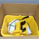 Commercial Mop Bucket with Side Press Wringer on Wheels, Including One Commercial Mop, 35 Quart, Yellow