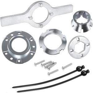 W10324651 Drive Hub with TB123A Spanner Wrench - All-Metal Replacement for Whirlpool Washer, Fits WTW5000DW3 WTW4855HW1 MVWX655DW1
