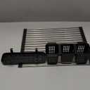 Black Expandable Roll Up Dish Drying Rack Up to 22.8''with 2 Storage Baskets,Over The Sink Kitchen Rolling up Dish Drainer Drying Rack , Foldable,Rollable,for Kitchen Dishes(Expandable Width Size)