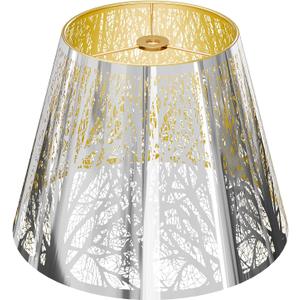 Small with , ALUCSET Lampshades for Table Lamp and Floor Light, 6" x 10" X 7.5" Inch, Spider