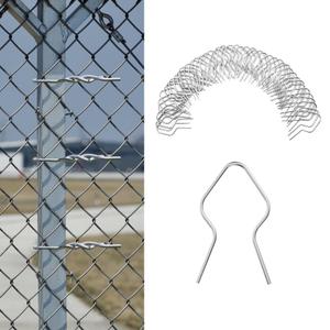 200Pcs T Post Clips,T-Post Clips for Fence Fork Installation Tools,11 Gauge Wire Ties Convenient and Fast Installation,Pre-Cut Galvanized Steel Fence Clips for T-Posts/U-Posts