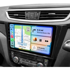 10" Android 13 Car Radio Stereo for Nissan Rogue/X-Trail/Qashqai 2014-2019 | Wireless CarPlay/Android Auto | GPS | Bluetooth | FM | RDS | Backup Camera