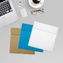 LUXPaper Square Invitation Envelopes | Peel & Press | 6" x 6" | Bright White | 80lb. Text | 250 Qty