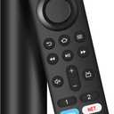 Replacement Voice Remote Control Compatible with Fire Smart TV Stick(2nd Gen/3rd Gen), Smart TV Stick(Lite/4K/4K Max/Cube/HD), Smart TVs 3rd Gen N0t for Samsung/ROKUTVs Black