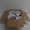 Fanbulous 46 Inch Ceiling Fans with Lights and Remote,Modern Indoor Low Profile Ceiling Fan with 3CCT 6-Speeds Quiet DC Motor,Outdoor Flush Mount Ceiling Fan For Bedroom Living Room(Black)