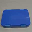 Bento Lunch Box for Kids, 6 Compartments BPA Free, Dishwasher Safe Back to School Snack Bento Lunch Containers Boxes, Ideal Portion Sizes for On-the-Go Meal, Ages 3+, School, Blue