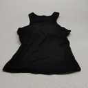 CHICME Women Built-in Bra Tank Tops Sleeveless Casual Shirts Racerback Ribbed Fitted Tank Tops, Black, L