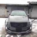 MUTUSAISI Front Bumper Lip Spoiler Splitter Fit for Cadillac ATS 2015-2019 Accessories Gloss Black