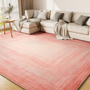 6x9 Pink Area Rugs for Living Room, Machine Washable Non Slip Area Rug Girls Nursery Rug Modern Abstract Indoor Rug Carpet Ultra Soft Rugs for Bedroom Dining Room Playroom Bedside Office