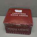 White Christmas Lights Outdoor Waterproof, 132 ft 1280 LED Icicle Lights for Outside, Plug in 8 Modes Timer Twinkle Lights for House Patio Xmas Porch Tree Yard Exterior Decorations