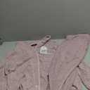 LILLUSORY Women's Long Sleeve Pajama Set - Soft Button-Down Top & Comfortable Drawstring Pants with Pockets (Medium, Coral)