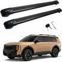 Roof Rack Cross Bars Compatible with Kia Telluride 2026 2027(with Raised Side Rails) Aluminum Crossbars Lockable 2Pcs