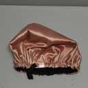 YANIBEST Adjustable Satin Bonnet Double Layer Hair Bonnet for Sleeping Bonnets for Women Hats Curly Natural Hair, Blush Pink