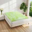 7 Zone Egg Crate Mattress Topper Twin, 3" Twin Mattress Topper, Gel Infused Twin Mattress, Pressure Relief Memory Foam Mattress, Slow Recovery Mattress Pad, Family-Safe Bed Topper