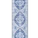 Momeni Karachi Area Rug, 2'3" X 8' Runner, Blue