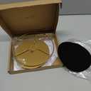 GIFTORCH Sunglass Organizer, Glasses Holder Stand for Nightstand Desk - Premium Sunglasses Storage Display with Gold Accent Home Decor, Eyeglass Organizer for Women & Men (for Multiple Glasses)