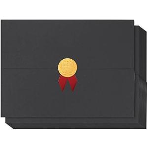 12-Pack Award Certificate Holders - Bulk Certificate Holders for Graduation, Diploma, Employee Appreciation, Certifications (12.5 x 9.2")