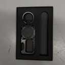 Keychain, Works with Apple Find My, Heavy Duty Keychain Bottle Opener, Carabiner Car Key Chains with GPS Tracker, Key Finder, Bluetooth Tracker for Luggage, Kids, Bags and More, Rechargeable, Black