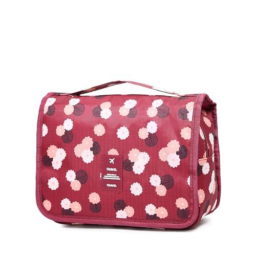 Sechunk Waterproof Travel Toiletry Bags Hanging Multi-function Cosmetic Bag Makeup Bag for Women