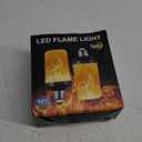 Flame Light Bulbs 4 Modes Flickering Light Bulbs E26 Bulb for Halloween Christmas Decorations Party Outdoor Indoor Home Decor (2 Pack)