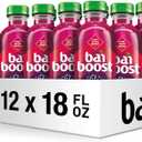 Bai Boost Buka Black Raspberry, Antioxidant Infused Beverage, 18 fl oz bottle (Pack of 12) (EXP 03/17/26)