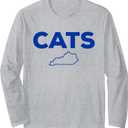 Kentucky, Big Blue, Basketball Long Sleeve T-Shirt (Gray, S)