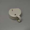 COLLECTIVE HOME - Travel Jewelry Case, Elegant Half-Moon Design with Gold Monogram, Detachable Handle, Personalized Accessory Organizer, Gift for Fashion-Forward Women and Teens (t)