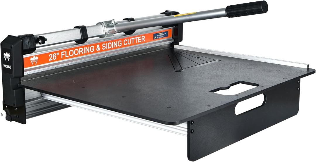 26" Pro Flooring Cutter, Vinyl Floor Cutter Kit For Laminate, Engineered Hardwood, Siding, LVT, VCT, SPC, LVP, WPC and Vinyl Plank (KC660)