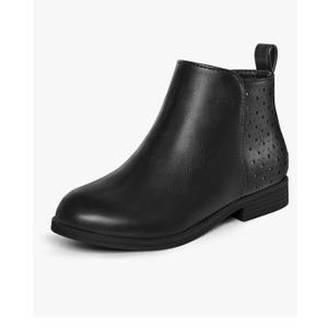 K KomForme Girls Ankle Boots Low Heels Short Booties with Side Zipper for Toddler/Little Kid/Big Kid
Size 1