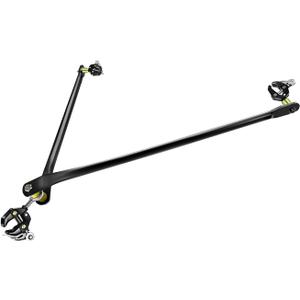 Bike Trailer Connector, Portable Folding Bicycle Trailer with Quick Release Clamps for Rear Carrier and Garden Cart (V-shape clamp)