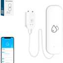 Zigbee Water Leak Sensor, Require Zigbee Hub, Tuya Water Leak Detector for Alarm System and Smart Home Automation for Kitchen Bathroom Compatible with Alexa Google Home (1)