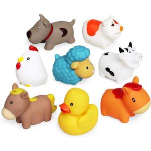 Bath Farm Toys - Floating Bath Time Toys for Toddlers - Bathtub Learning