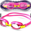 COPOZZ Kids Swimming Goggles, Child (Age 3-13) Waterproof Swim Goggles Clear Vision Anti Fog UV Protection No Leak Soft Silicone Frame