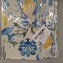Artoid Mode Blue Lemon Iris Summer Table Runner, Seasonal Spring Kitchen Dining Table Decor for Home Party Decor 13x108 Inch