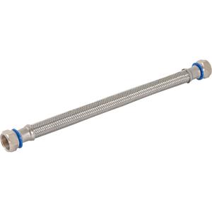 Eastman 18 Inch Steel-Flex Water Heater Connector, 3/4 Inch x 3/4 Inch FIP Swivel, Braided Stainless Steel Water Heater Connectors, 48251