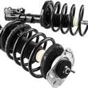 Front Struts w/Coil Springs Assembly Shock Absorbers Replacement for 2001-2009 Volvo S60 1999-2006 Volvo S80 2001-2007 Volvo V70 11861 11862 Set of 2