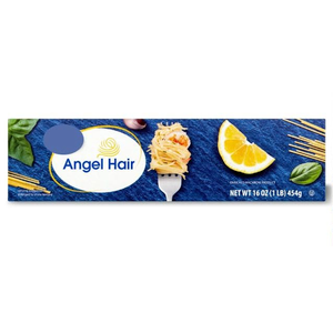 Angel Hair pasta noodles, Shelf Stable, 16 Oz - 8 Packs