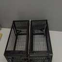 2 Packs Humane Rat Trap Outdoor Mouse Traps Indoor Use, Rodent Chipmunk Traps for Small Live Animal Catch and Release - Black