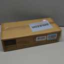 WOPITUES Floating Shelves for Wall with Cube Shelf, Wall Shelves with Metal Rail for Decor, Bathroom Organizers and Storage, Over Toilet Shelves for Bathroom, Toilet Paper-White&Gold (15.7 inch)