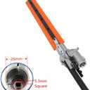 Hedge Trimmer Attachment, Trimmer Blade Attachment Replacement Parts for Brush Cutters Garden String Trimmers Compatible with 26mm Diameter Shaft