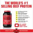 MuscleMeds Carnivor Hydrolyzed Beef Protein Isolate, 28 Servings, Cookies & Cream,1.85lbs (EXP 05/31/29)