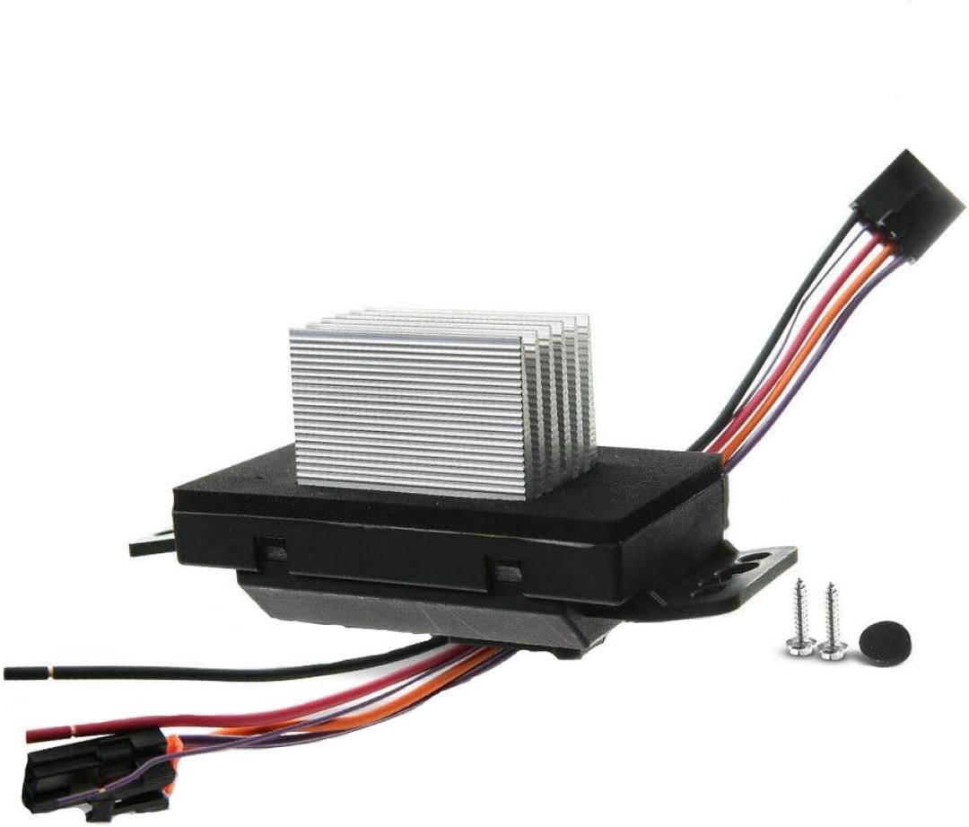 YHTAUTO HVAC Heater Blower Motor Resistor - Front, Replacement for Chevrolet Silverado Impala Trailblazer, GMC Envoy Sierra Yukon, Buick LaCrosse, Cadillac Escalade, Oldsmobile Pontiac Saab 9-7x