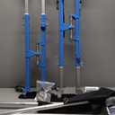 Adjustable Drywall Stilts 36-48 Inch Aluminum Alloy Stilts for Painting or Cleaning Blue