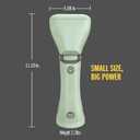 Conair Handheld Garment Steamer for Clothes - Power Steam: Small Size, Big Power - Great for Home, Office, or Travel with Dual Voltage for Worldwide Use, Mint Green