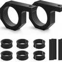 Nilight 2PCS Roll Bar Clamps Mounting Brackets LED Light Mount Clamps Tube Light Mounts Fit on 2.135" 2.25" 2.375" 2.5 Bull Bars Roof Racks Roll Cages for ATV UTV Truck